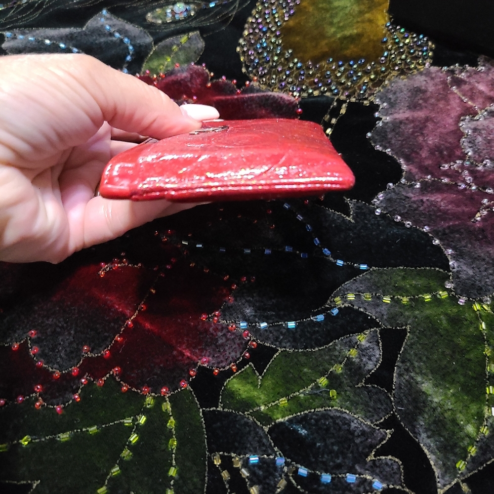 Chanel Iridescent Camelia Credit Card/ Wallet View 6